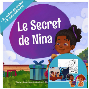 Le Secret de Nina + cartes + autocollants