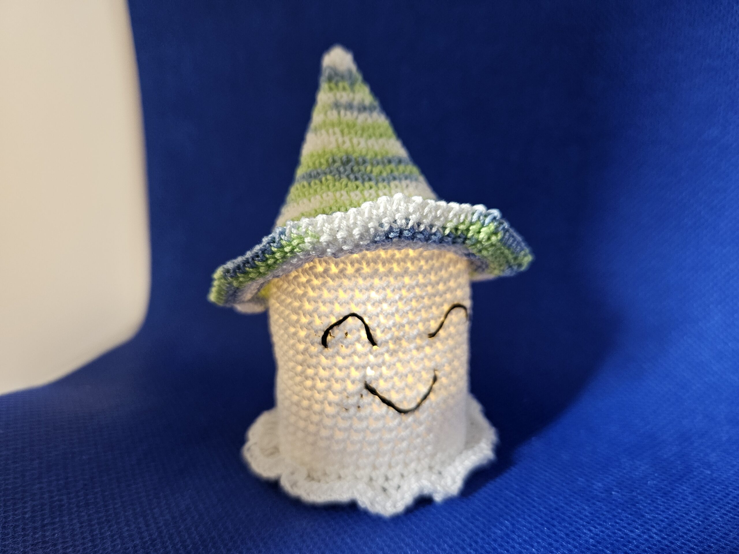 atelier crochet photophore fantôme