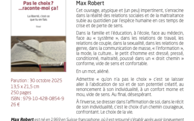 Pas le choix ? … Raconte-moi ça!